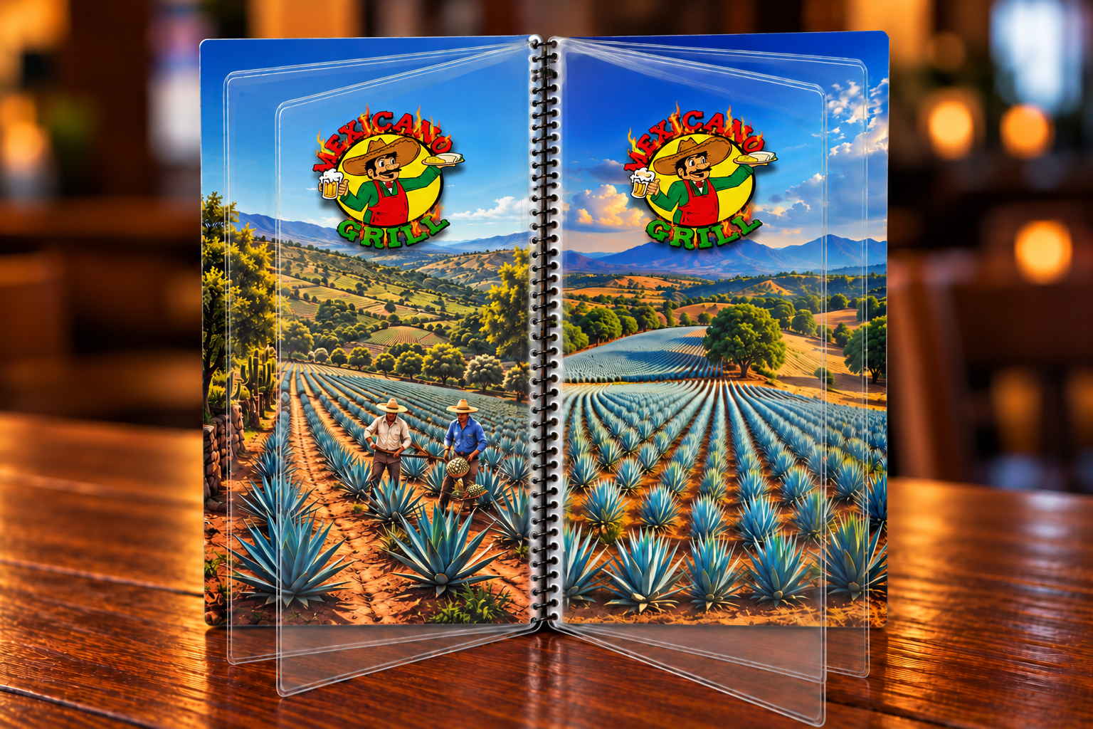 Hybrid restaurant menus