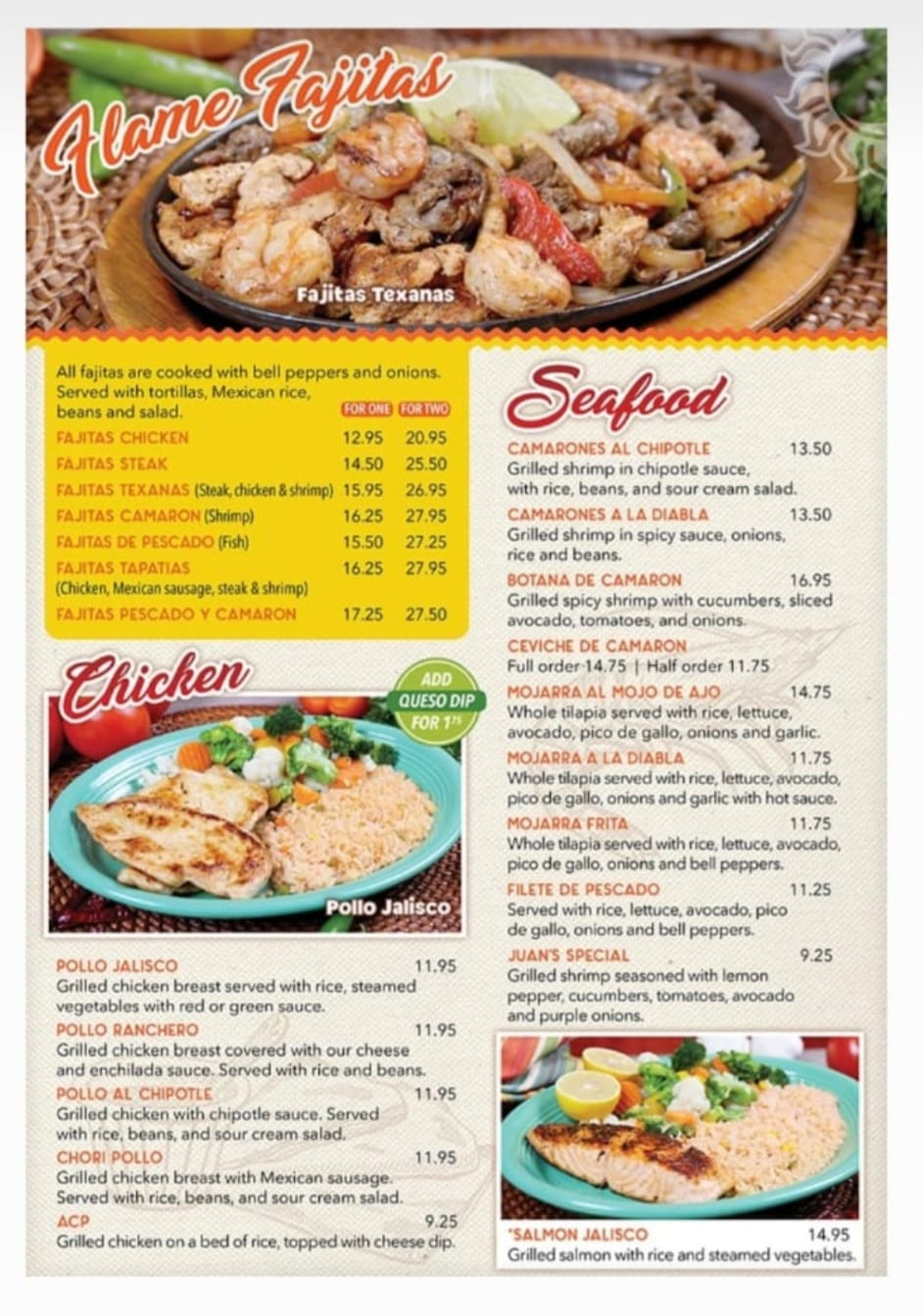 Menu design sample 1