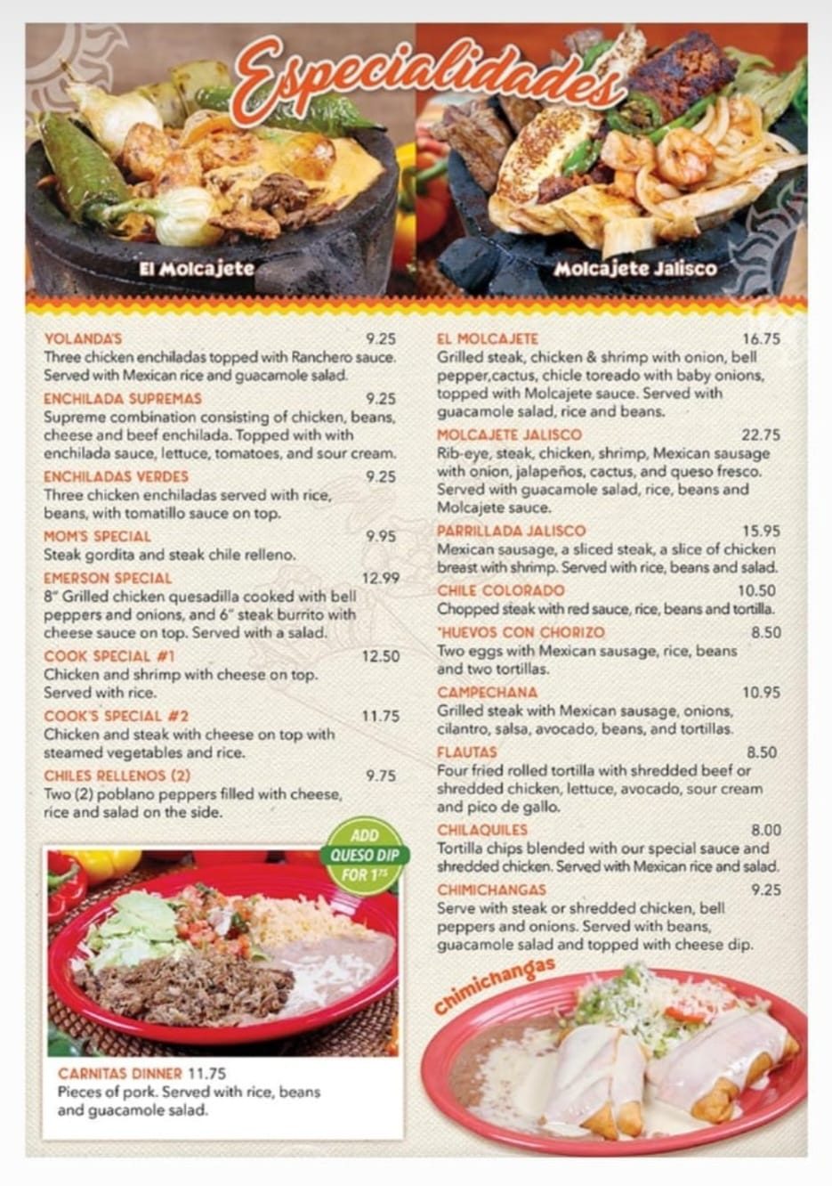 Menu design sample 2