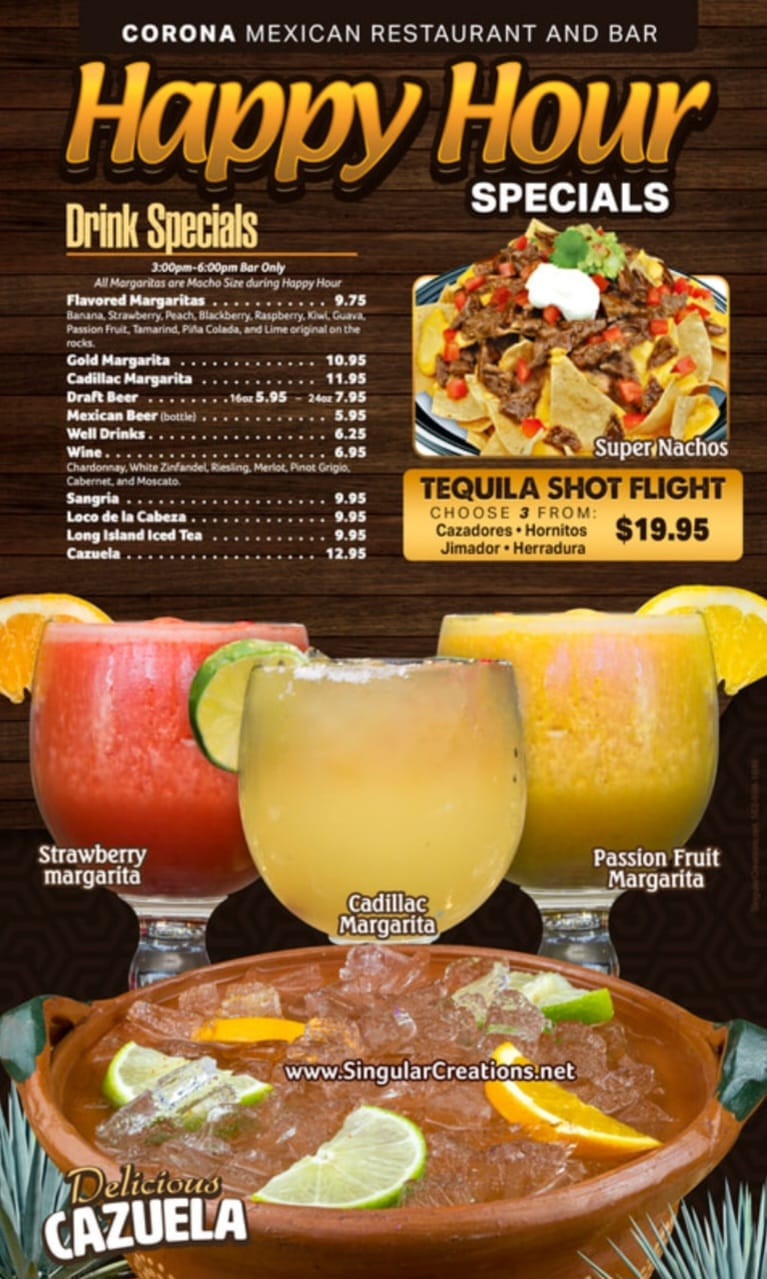 Menu design sample 7